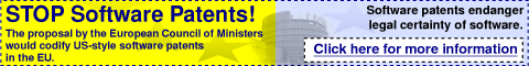EU Software Patent Banner #1