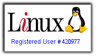 Ira's Linux Registered User Certificate